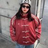 Adidas CTT Chinese Track Top 3.1 Suede Tang Suit Jacket- Red