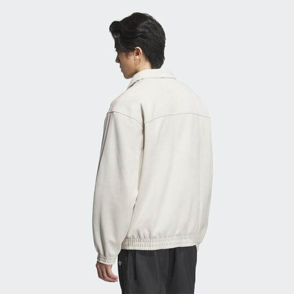 Adidas CTT Chinese Track Top 3.1 Suede Tang Suit Jacket- White