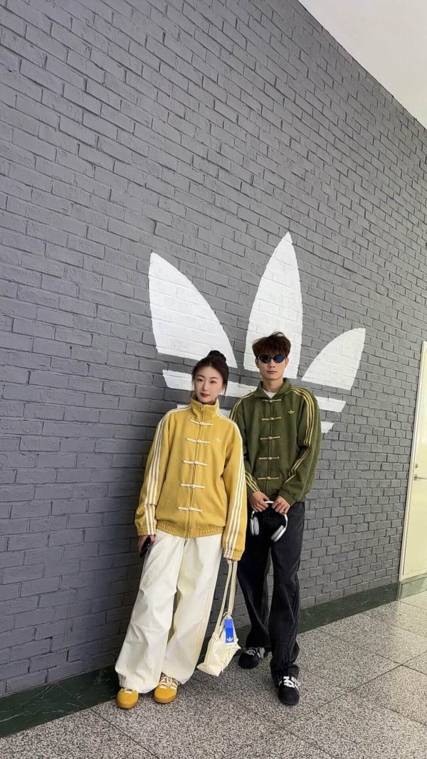 Adidas CTT Chinese Track Top 3.1 Suede Tang Suit Jacket- Yellow