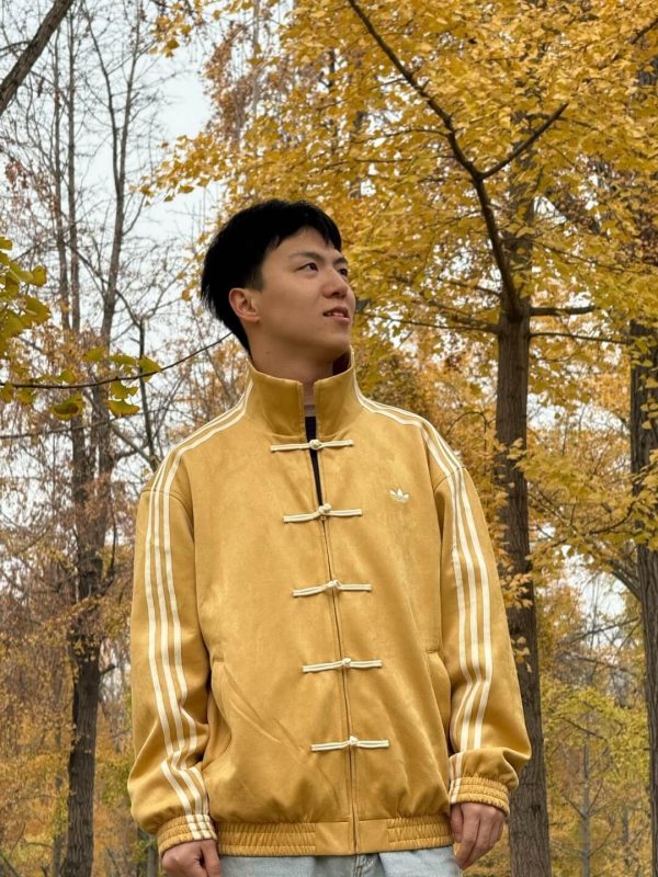 Adidas CTT Chinese Track Top 3.1 Suede Tang Suit Jacket- Yellow