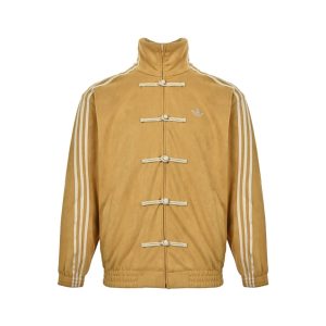 Adidas CTT Chinese Track Top 3.1 Suede Tang Suit Jacket- Yellow