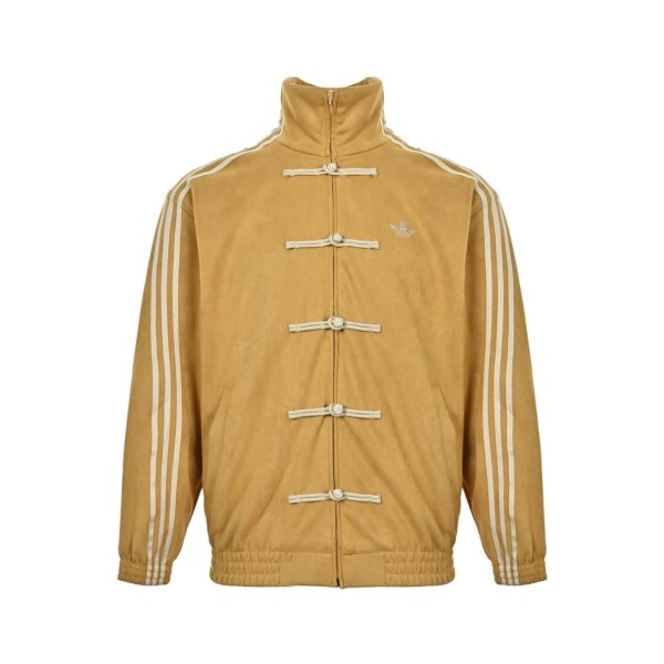 Adidas CTT Chinese Track Top 3.1 Suede Tang Suit Jacket- Yellow