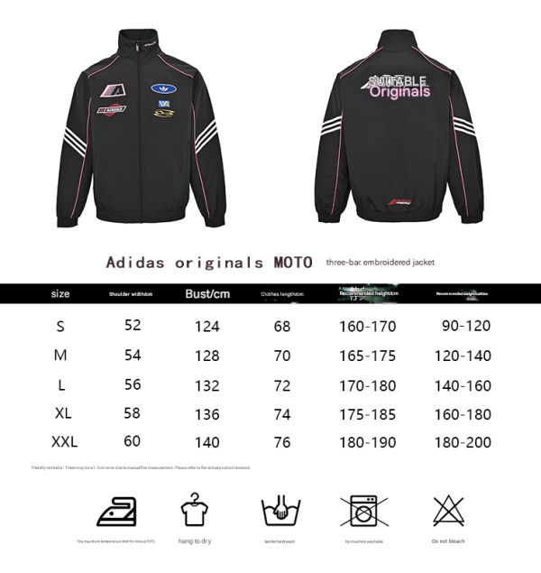 Adidas Originals Moto/Racing Jacket- Black