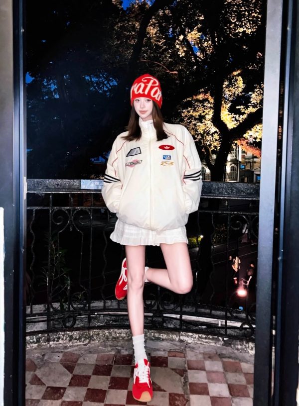 Adidas Originals Moto/Racing Jacket- White