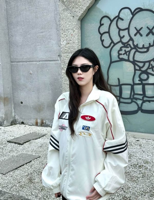 Adidas Originals Moto/Racing Jacket- White