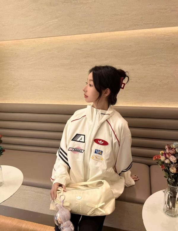 Adidas Originals Moto/Racing Jacket- White