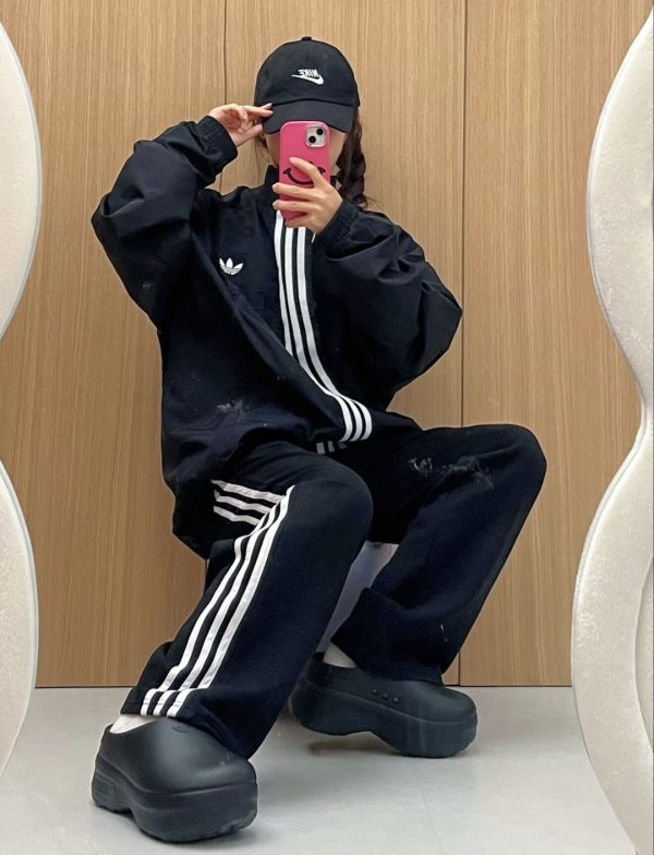 Adidas Rifta Sport Windbreaker Jacket- Black