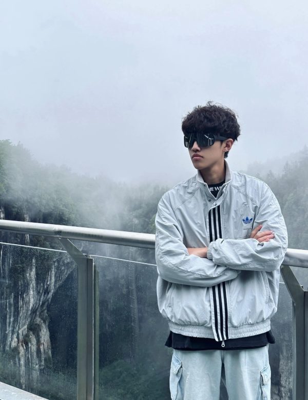 Adidas Rifta Sport Windbreaker Jacket- Light Grey