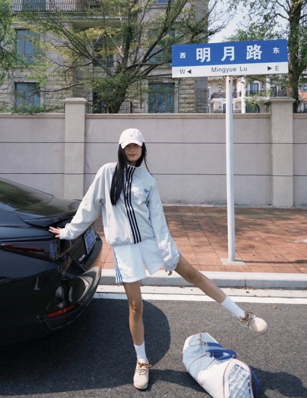 Adidas Rifta Sport Windbreaker Jacket- Light Grey