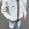 Adidas Rifta Sport Windbreaker Jacket- Light Grey