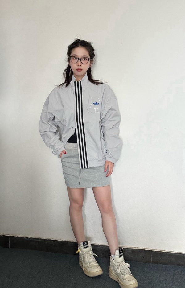 Adidas Rifta Sport Windbreaker Jacket- Light Grey