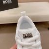 BOSS White chunky low-top sneakers
