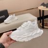 BOSS White chunky low-top sneakers