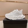 BOSS White chunky low-top sneakers