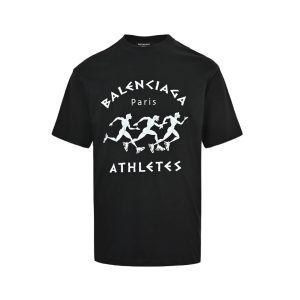 Balenciaga Athletes T-shirt- Black