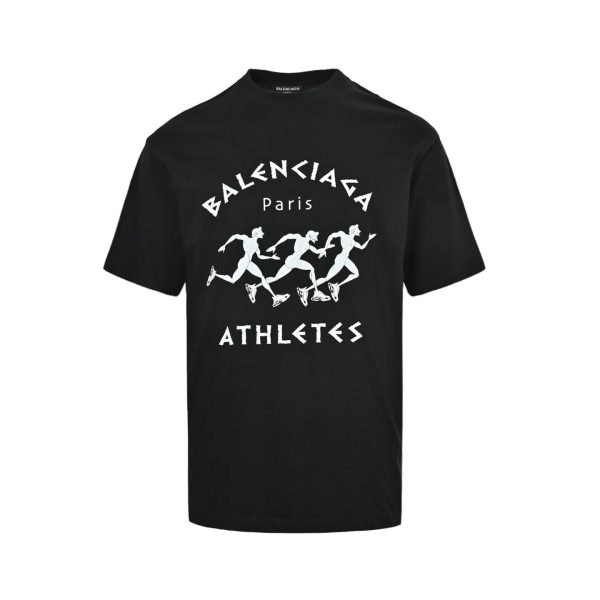 Balenciaga Athletes T-shirt- Black