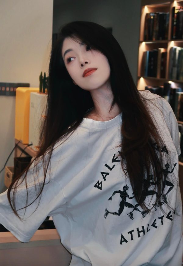 Balenciaga Athletes T-shirt- White