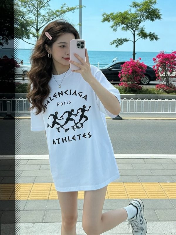 Balenciaga Athletes T-shirt- White