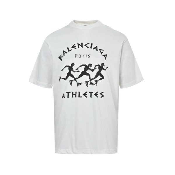 Balenciaga Athletes T-shirt- White