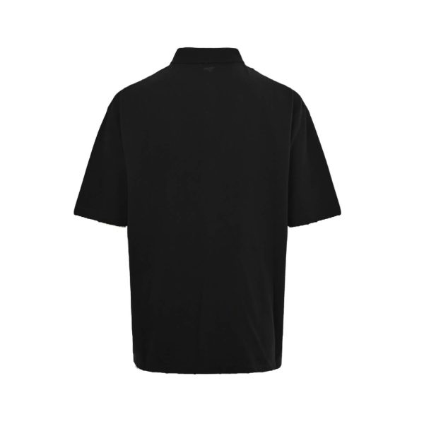 Balenciaga Laurel Classic Polo Shirt- Black