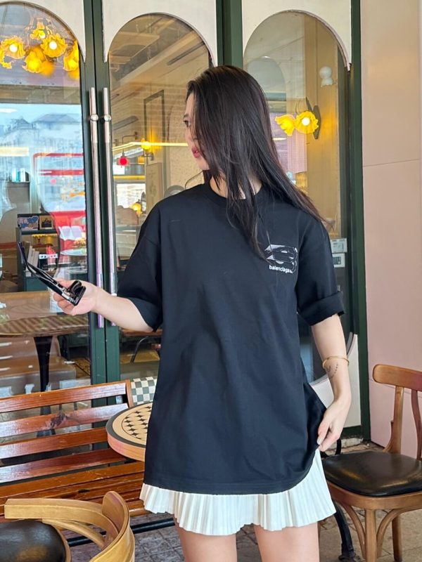 Balenciaga Masking Tape T-shirt- Black