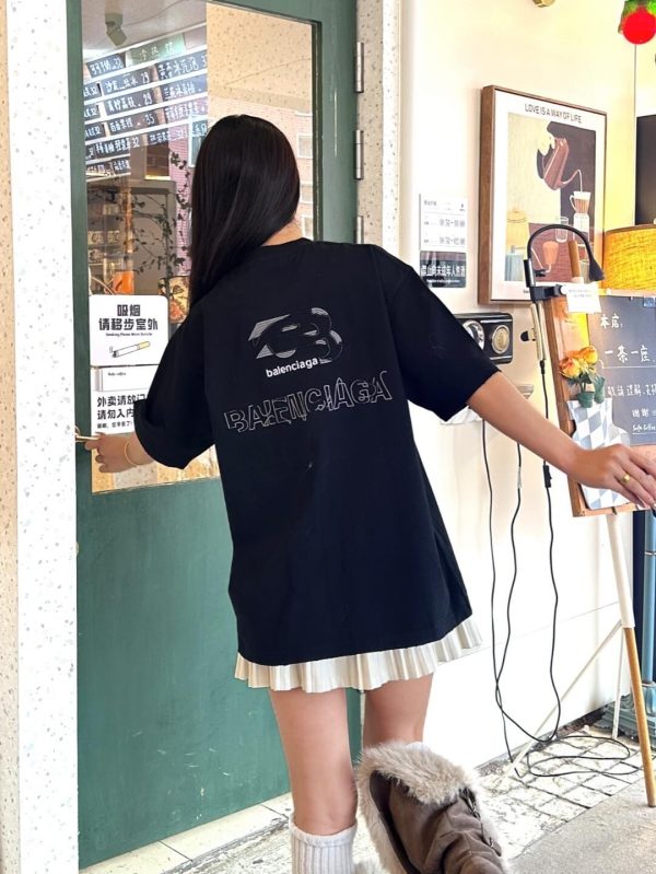 Balenciaga Masking Tape T-shirt- Black