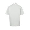 Balenciaga Pierced distressed-effect cotton T-shirt- White