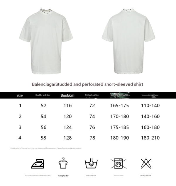 Balenciaga Pierced distressed-effect cotton T-shirt- White