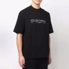 Balenciaga Slime Tee Print Short-Sleeve Shirt- Black