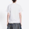 Balenciaga Slime Tee Print Short-Sleeve Shirt- White