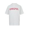 Balenciaga Slime Tee Print Short-Sleeve Shirt- White