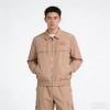 Burberry Lightweight Nylon Windbreaker Jacket- Beige