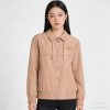 Burberry Lightweight Nylon Windbreaker Jacket- Beige