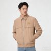 Burberry Lightweight Nylon Windbreaker Jacket- Beige