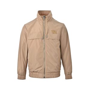 Burberry Lightweight Nylon Windbreaker Jacket- Beige