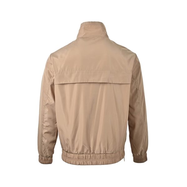 Burberry Lightweight Nylon Windbreaker Jacket- Beige