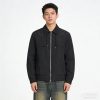 Burberry Lightweight Nylon Windbreaker Jacket- Black