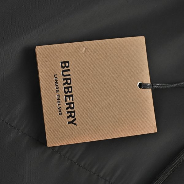 Burberry Lightweight Nylon Windbreaker Jacket- Black