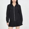 Burberry Lightweight Nylon Windbreaker Jacket- Black