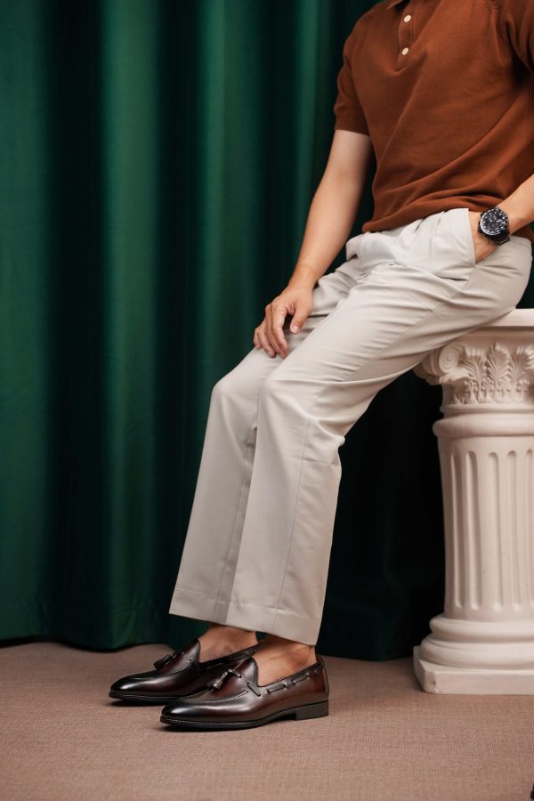 Chestnut-Hand-Burnished-Tassel-Loafer (12) Chestnut Hand-Burnished Tassel Loafer | The Heritage Wedding Edition