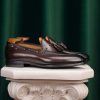 Chestnut-Hand-Burnished-Tassel-Loafer (2) Chestnut Hand-Burnished Tassel Loafer | The Heritage Wedding Edition