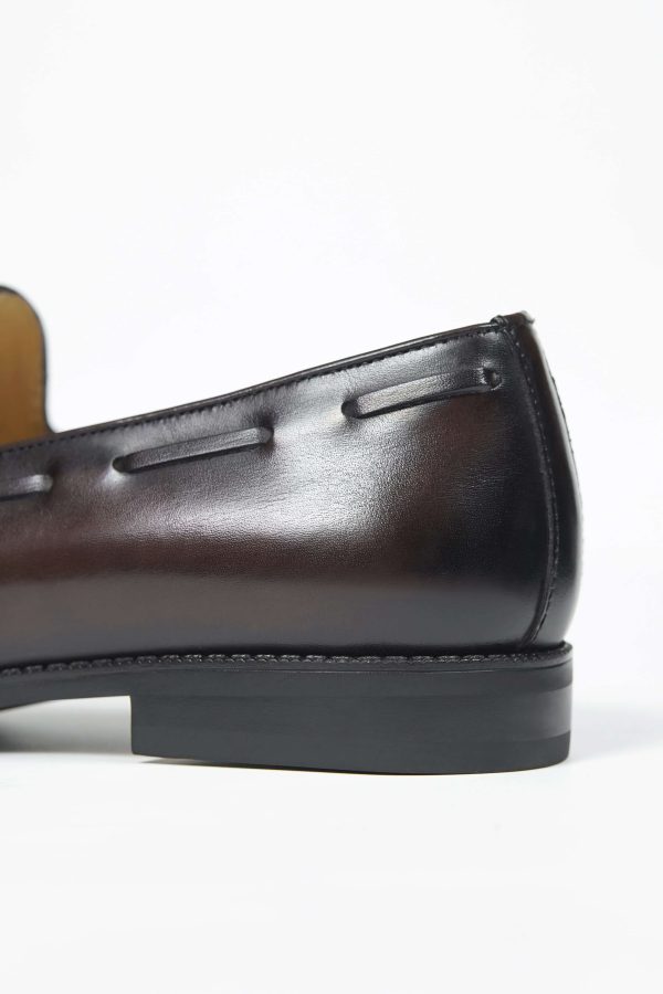 Chestnut-Hand-Burnished-Tassel-Loafer (5) Chestnut Hand-Burnished Tassel Loafer | The Heritage Wedding Edition