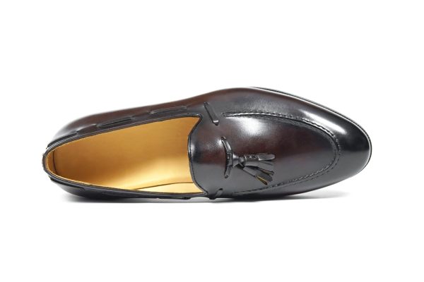 Chestnut-Hand-Burnished-Tassel-Loafer (7) Chestnut Hand-Burnished Tassel Loafer | The Heritage Wedding Edition