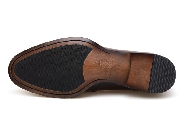 Chocolate Burnished Penny Loafer | The Artisanal Estate Edition