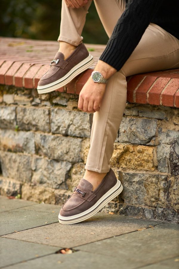 Chocolate Nubuck Horsebit Loafer | The Garden Social Edition