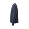 Chrome Hearts Waffle Thermal Cross Patch Henley- Navy Blue