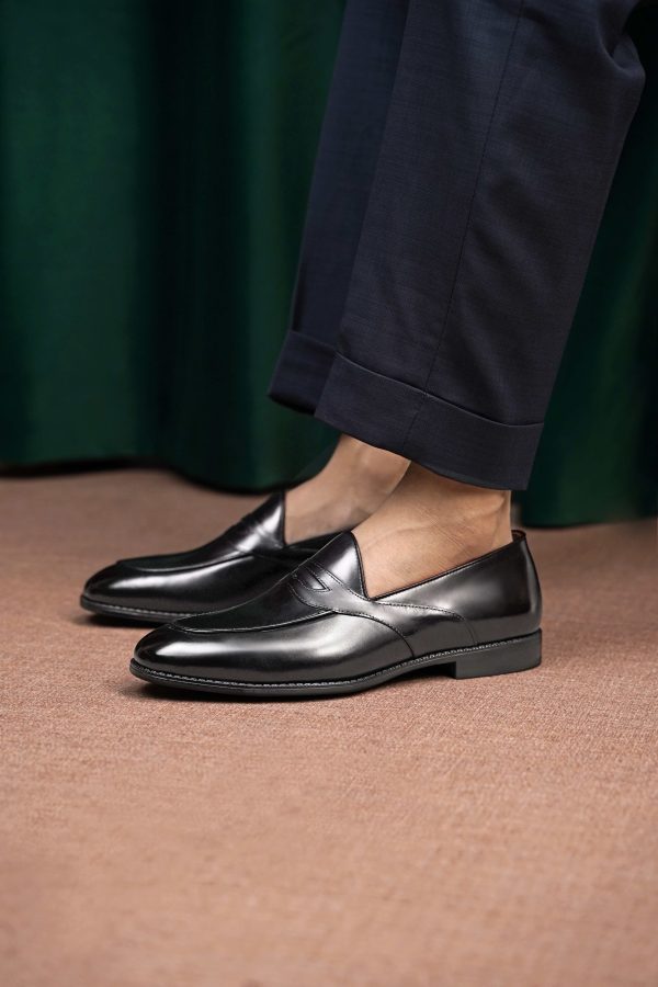 Classic-Black-Calfskin-Penny-Loafer (2) Classic Black Calfskin Penny Loafer | The Effortless Evening Edition