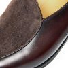 Coffee Leather & Suede "Velvet Crest" Loafer | The Summer Tuxedo Edition