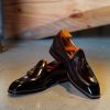 Dark-Brown-Hand-Painted-Patina-Tassel-Loafer (1) Dark Brown Hand-Painted Patina Tassel Loafer