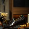 Dark-Brown-Hand-Painted-Patina-Tassel-Loafer (10) Dark Brown Hand-Painted Patina Tassel Loafer